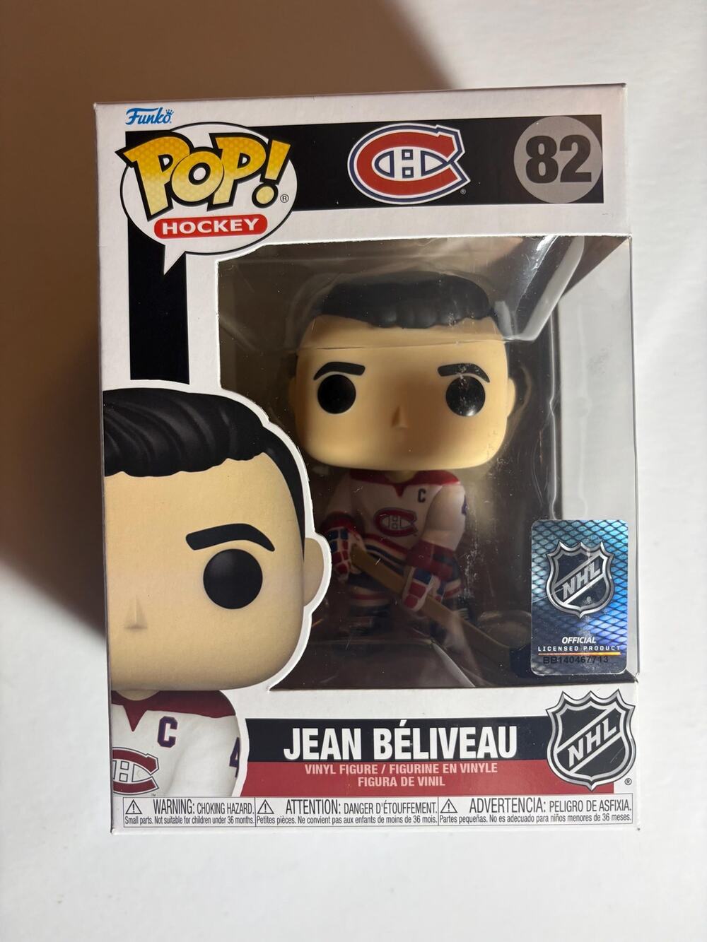 POP! Funko Hockey #82 JEAN BELIVEAU